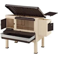 Poulailler Plastique Happy Farm 120 Jusqu’à 4 Poules - Ferplast -Poulailler Boutique 57320000 3