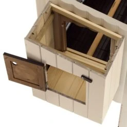 Poulailler Plastique Happy Farm 120 Jusqu’à 4 Poules - Ferplast -Poulailler Boutique 57320000 4