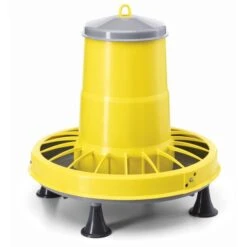 Kit Plastique 6/8 Poules Abreuvoir 10L Et Mangeoire 8,5Kg -Poulailler Boutique abreuvoir sipho de poule anse et pieds 10l river systems