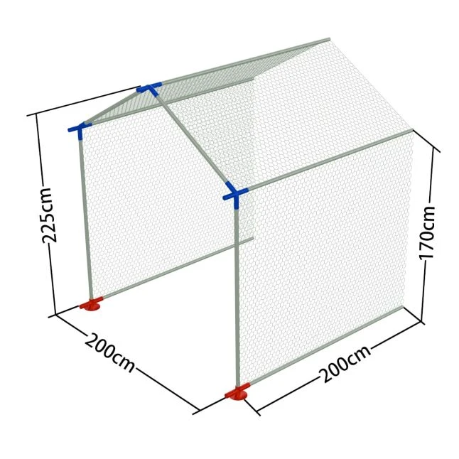 Extension 4m² Tubes 32mm 2x2m - Pour Enclos Poulailler 4x2x2,25m - Acier Galvanisé 3 Extension 4m² Tubes 32mm 2x2m - Pour Enclos Poulailler 4x2x2,25m - Acier Galvanisé