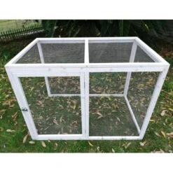 Poulailler Deluxe Rouge Toit Shingle Vert 10 à 12 Poules Avec Extension Parc Grillagé -Poulailler Boutique extension parc grillage deluxe 1