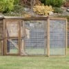 Parc Grillagé Pour Poulailler Houdan XL Sur Pilotis -Poulailler Boutique extension poulailler houdan xl pilotis