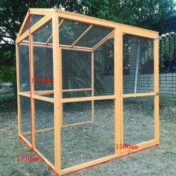 Grand Parc Grillagé Pour Poulailler Vorwerk -Poulailler Boutique extension poulailler vorwerk et gournay vue profil mensurations