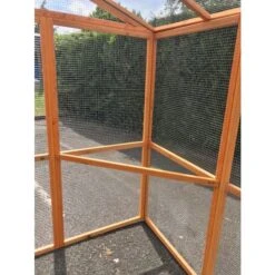 Enclos Grillagé Pour Volailles Bois 300x143x173,5cm 14 Enclos Grillagé Pour Volailles Bois 300x143x173,5cm -Poulailler Boutique grand enclos grillage d exterieur en bois 300x143 cm vue 6