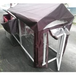 Housse De Protection Pluie Poulailler Deluxe 12 Housse De Protection Pluie Poulailler Deluxe -Poulailler Boutique housse protectrice poulailler deluxe ouvertures zippees