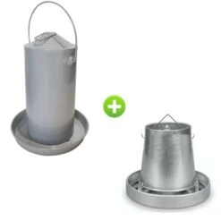 Gaun Kit Expert 2 Poules Abreuvoir 4L Et Mangeoire 5Kg