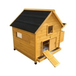 Poulailler Cémani L Toit Shingle Noir 4 à 6 Poules -Poulailler Boutique photo c mani noir 3