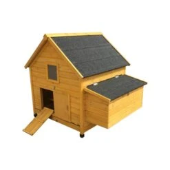 Poulailler Cémani L Toit Shingle Noir 4 à 6 Poules -Poulailler Boutique photo c mani noir 4