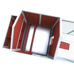 Poulailler Ardennais 6 à 8 Poules Toit Shingle -Poulailler Boutique poulailler ardennais toit shingle 6 8 poules vue interieur