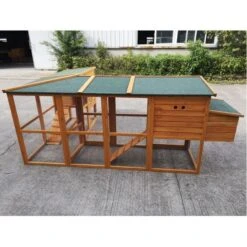 Liquidation - Poulailler Barbu Double Toit Shingle 6 à 10 Poules 11 Liquidation - Poulailler Barbu Double Toit Shingle 6 à 10 Poules -Poulailler Boutique poulailler bois barbu double exterieur arriere