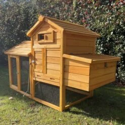 Poulailler Bréda S 1 à 2 Poules Toit Bois -Poulailler Boutique poulailler bois breda s soleil