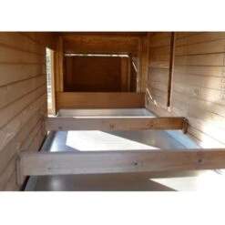 Poulailler Plymouth Toit Shingle Ouvrant 4 à 6 Poules Bois FSC -Poulailler Boutique poulailler bois fsc plymouth 2 4 poules interieur