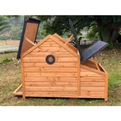 Poulailler Burma 2 à 4 Poules Toit Shingle Ouvrant -Poulailler Boutique poulailler burma 2 a 4 poules arriere
