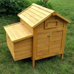 Poulailler Cémani S Toit Bois 2 Poules -Poulailler Boutique poulailler cemani s 2 poules profil ferme