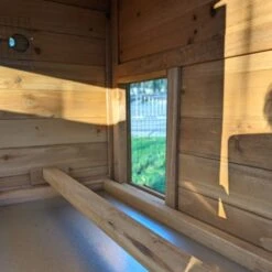 Poulailler Chabo Toit Shingle 2 à 4 Poules -Poulailler Boutique poulailler chabo vue focus int rieur