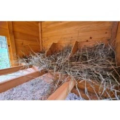 Poulailler Farmer XL Toit En Tôle Ouvrant 6 à 10 Poules Bois FSC -Poulailler Boutique poulailler farmer xl toit tole vue interieur