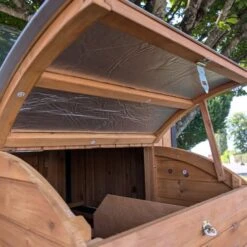 Poulailler Finlandais Toit Tôle Isolé Ouvrable 4 à 8 Poules -Poulailler Boutique poulailler finlandais toit tole isole 4 a 8 poules interieur pondoir