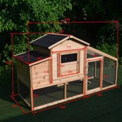 Poulailler Soie Toit Shingle Et Polycarbonate 4 à 6 Poules -Poulailler Boutique poulailler java avec enclos et toit renforce dimensions