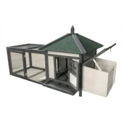 Liquidation - Poulailler Nankin Toit Shingle 2 à 4 Poules Bois FSC -Poulailler Boutique poulailler nankin 4 6 poules ouvert 1