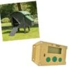 Poulailler Nestera Sur Pieds Taille S Plastique Recyclé 3 à 5 Poules Avec Portier Automatique Autonome Zen Farm -Poulailler Boutique poulailler nestera s avec portier zenfarm