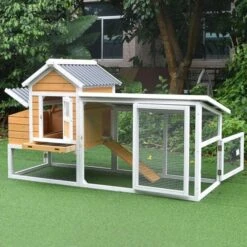 Poulailler Toit Renforcé S Toit Plastique 4 à 6 Poules -Poulailler Boutique poulailler toit renforce s 4 a 6 poules profil ouvert 1