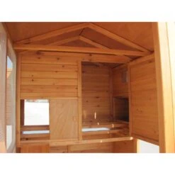 Poulailler Gaulois II Toit Shingle 6 à 10 Poules -Poulailler Boutique poulailler gaulois ii interieur parc 1