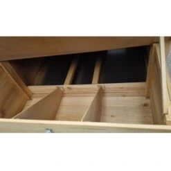 Poulailler Gournay Toit Shingle 10 à 12 Poules -Poulailler Boutique poulailler gournay 10 a 12 poules toit shingle vue interieur pondoir