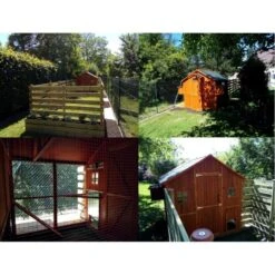 Poulailler Marans Toit Shingle 15 à 18 Poules -Poulailler Boutique poulailler marans vue multiple