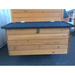 Poulailler Sussex L Toit Shingle Noir Ouvrant 4 à 6 Poules Bois FSC -Poulailler Boutique poulailler sussex vue pondoir 1