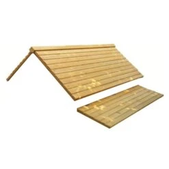 Toit De Poulailler Pour Cémani XL 6 à 10 Poules Bois -Poulailler Boutique toit bois pour poulailler bassette xxl 1