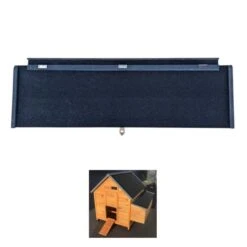 Toit De Pondoir Pour Poulailler Cémani XL Toit Noir 6 à 10 Poules